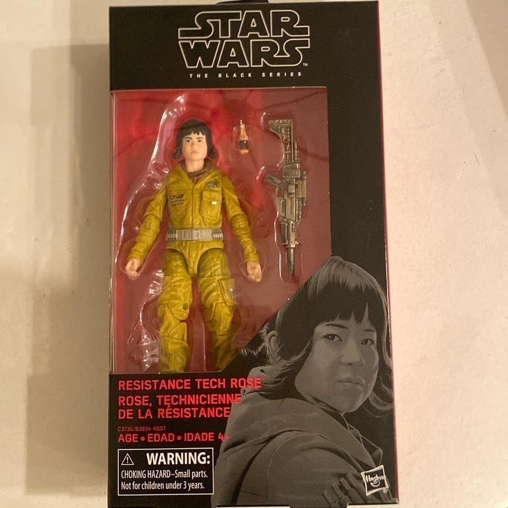 NWT Star Wars Action Figure Black Series | Resistance Tech Rose | Hasbro